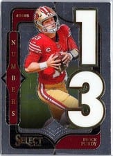 2024 Panini Select Select Numbers Brock Purdy #22 card