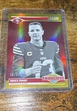 2024 Score The Franchise Brock Purdy #28 card