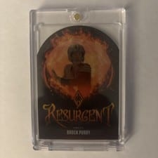 2025 Panini Phoenix Resurgent Snow Globe Brock Purdy #21 card