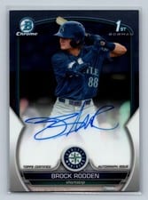 2023 Bowman Draft Chrome Prospect Autographs Brock Rodden #CDA-BR card