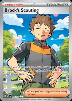 Journey Together Brock's Scouting #179 card
