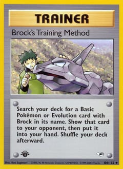 Gym Heroes Brock's Training Method #106 card