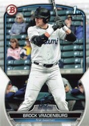 2023 Bowman Draft Base Set Brock Vradenburg #BD-44 card