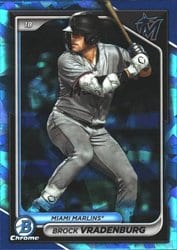 2024 Bowman Sapphire Edition Base Set Brock Vradenburg #BCP-62 card