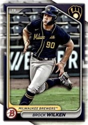 2024 Bowman Draft Base Set Brock Wilken #BD-117 card
