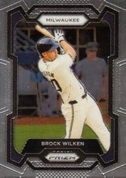2024 Panini Prizm Base Set Brock Wilken #122 card
