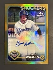 2024 Topps Pro Debut Autographs Brock Wilken #PD-57 card