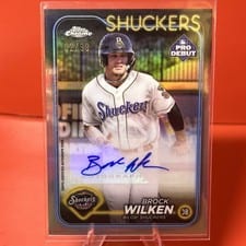 2024 Topps Pro Debut Chrome Autographs Brock Wilken #PDC-57 card