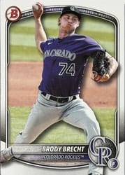 2025 Bowman Draft Base Set Brody Brecht #BD-143 card