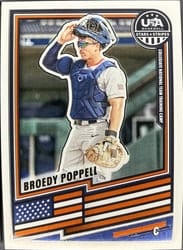 2026 Panini Stars & Stripes Prizm Base Set Broedy Poppell #2 card
