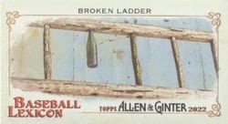 2022 Topps Allen & Ginter Mini Baseball Lexicon Broken Ladder #BL-4 card