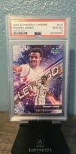 2023-24 Bowman University Chrome Let's Go Bronny James #LG-1 card