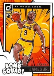 2024-25 Donruss Bomb Squad Bronny James Jr. #14 card