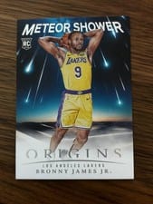 2024-25 Panini Origins Meteor Shower Set Bronny James Jr. #24 card