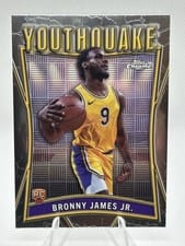 2024-25 Topps Chrome YouthQuake Bronny James Jr. #YQ-14 card