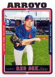 2005 Topps Base Set Bronson Arroyo #47 card