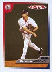 2005 Topps Total Base Set Bronson Arroyo #527 card