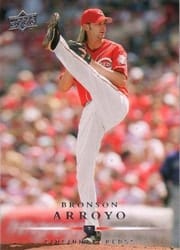 2008 Upper Deck Base Set Bronson Arroyo #231 card