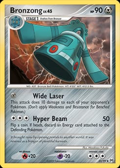 Arceus Bronzong #33 card