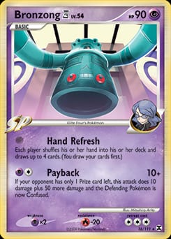 Rising Rivals Bronzong E4 #16 card