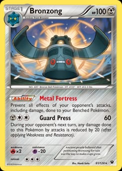 2016 Fates Collide Bronzong #61 card