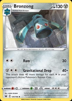 2022 Lost Origin Bronzong #126 card