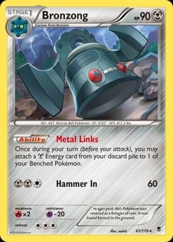 2014 Phantom Forces Bronzong #61 card