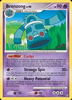 2008 Stormfront Bronzong #13 card