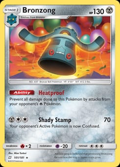 2019 Team Up Bronzong #101 card