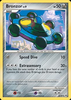 Arceus Bronzor #34 card