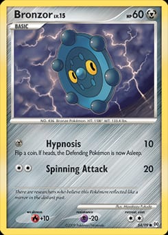 Arceus Bronzor #54 card