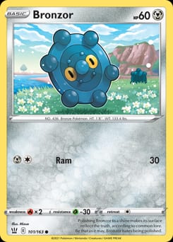 2021 Battle Styles Bronzor #101 card