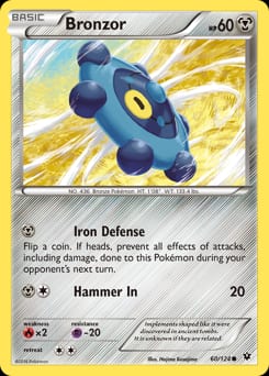 Fates Collide Bronzor #60 card