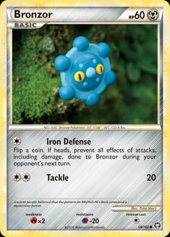 2010 HS—Triumphant Bronzor #58 card