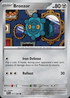 Phantasmal Flames Bronzor #71 card