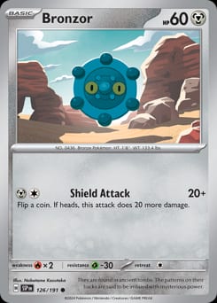 Surging Sparks Bronzor #126 card