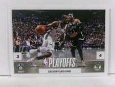 2021-22 Panini NBA Sticker & Card Collection Base Set Brooklyn Nets - Milwaukee Bucks #58 card