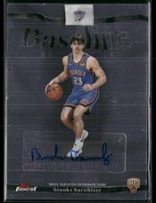 2025-26 Finest Baseline Autographs Brooks Barnhizer #BA-BB card