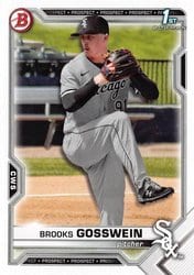 2021 Bowman Draft Base Set Brooks Gosswein #BD-21 card