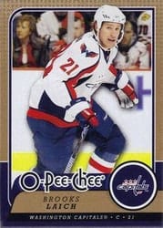 2008-09 O-Pee-Chee Base Set Brooks Laich #185 card