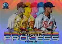 2023 Bowman Chrome Prospect Process Brooks Lee #PRP-20 card