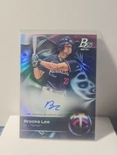 2023 Bowman Platinum Top Prospect Autographs Brooks Lee #TOP-72 card