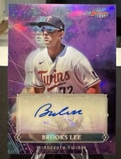 2023 Bowman's Best Astral Projections Autographs Brooks Lee #APA-BL card