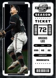 2023 Panini Chronicles Contenders Optic Brooks Lee #7 card