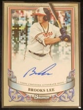 2024 Bowman Sterling Prospect Autographs Brooks Lee #PA-BL card