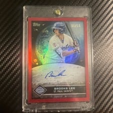 2024 Topps Pro Debut Future Cornerstones Autographs Brooks Lee #FCA-BL card