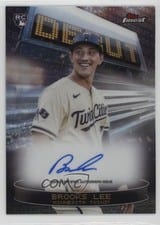 2025 Finest Debut Autographs Brooks Lee #DAV-BL card