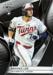 2025 Topps Chrome Black Base Set Brooks Lee #41 card