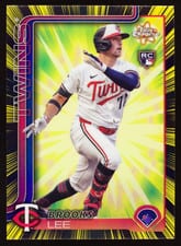 2025 Topps Chrome Radiating Rookies Brooks Lee #RR-4 card
