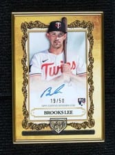 2025 Topps Gilded Collection Topps Gallery of Gold Autographs Brooks Lee #GOG-BL card